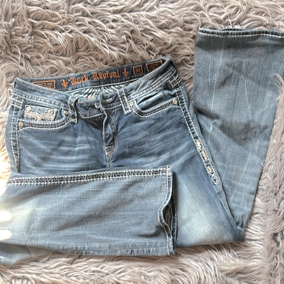 Rock Revival Denim - Rock Revival Angie Boot leg jeans waist size 30
